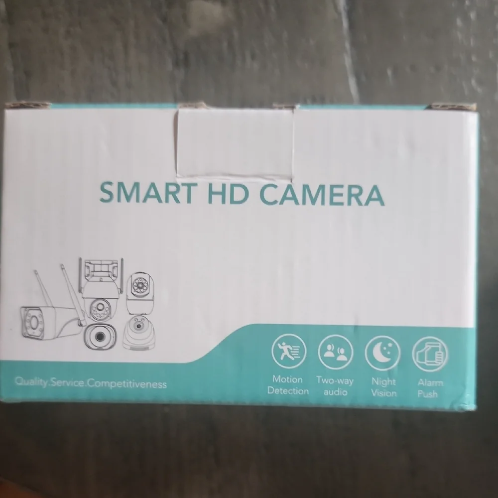 Smart White Security Camera
